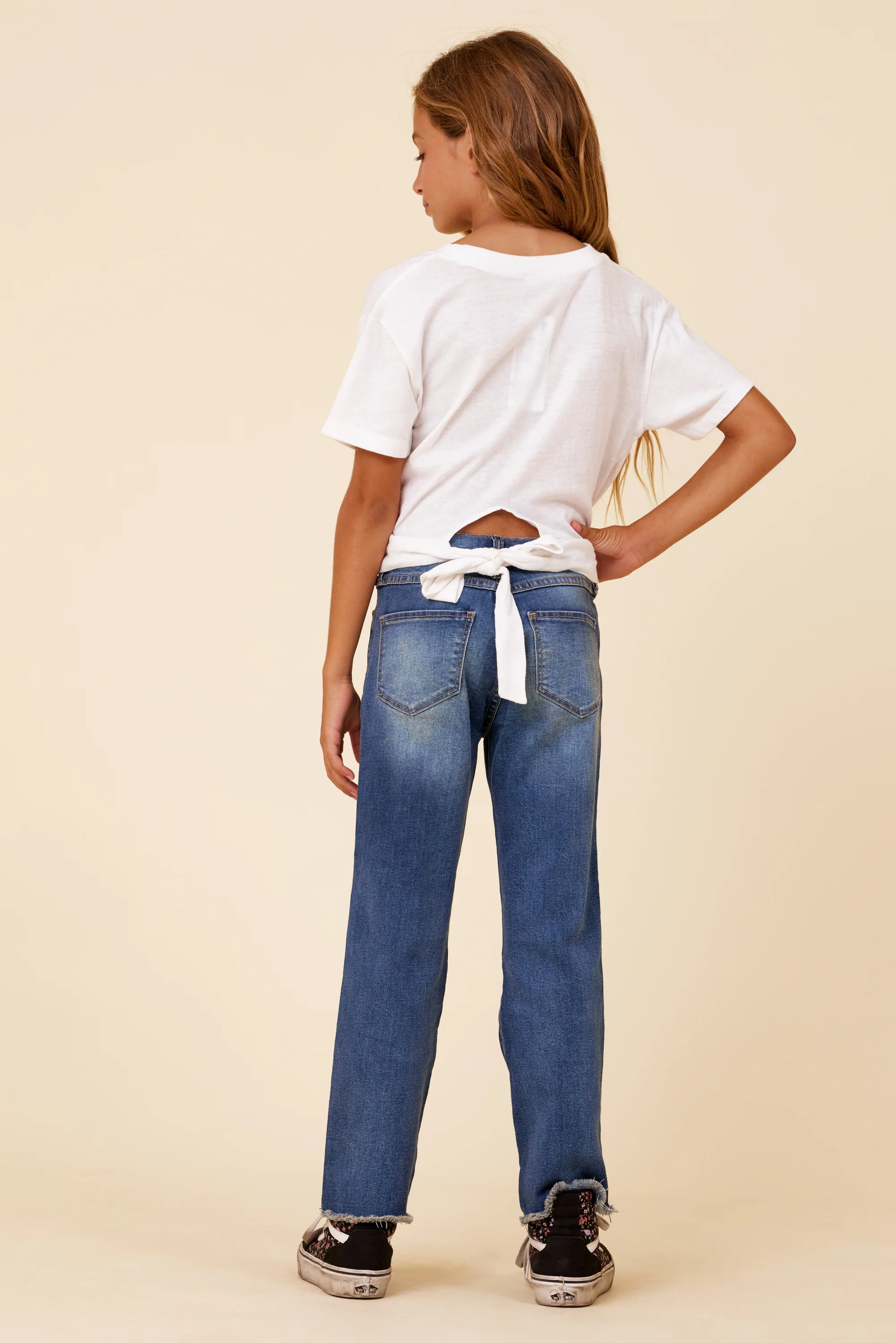 White Twist Tie Back Top - Image 4