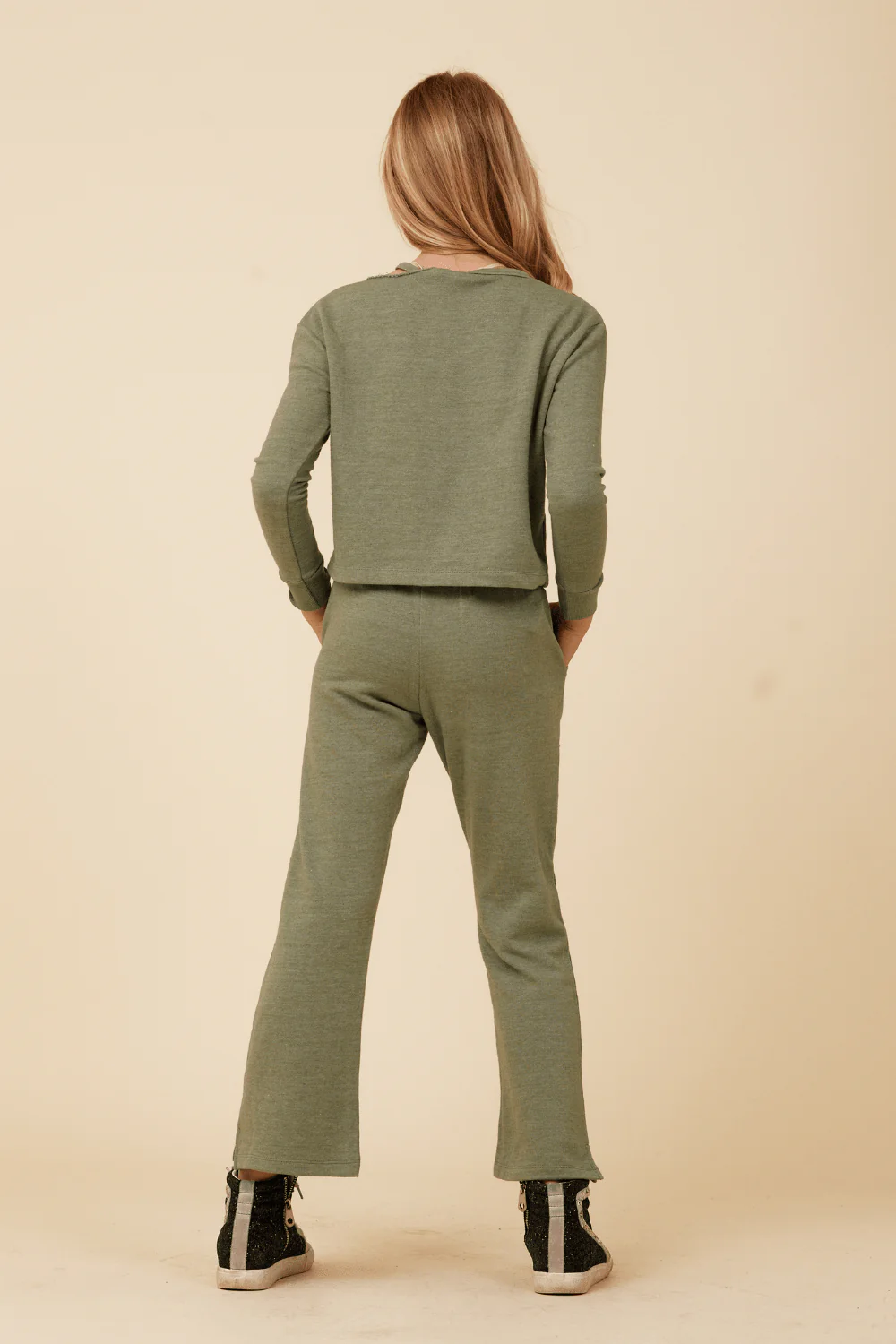 Distressed Neckline Crewneck - Image 4