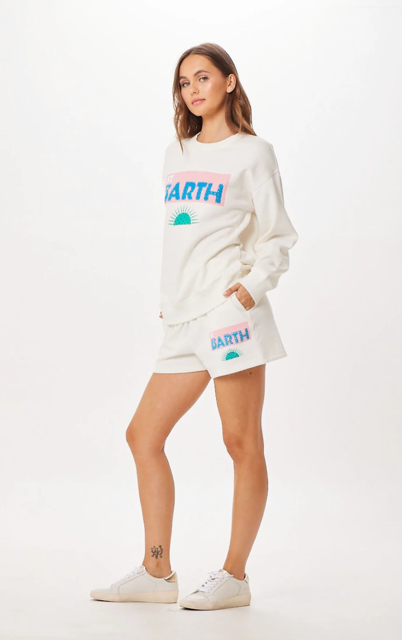 White St. Barth Jet Setter Surf Wash Shorts - Image 3